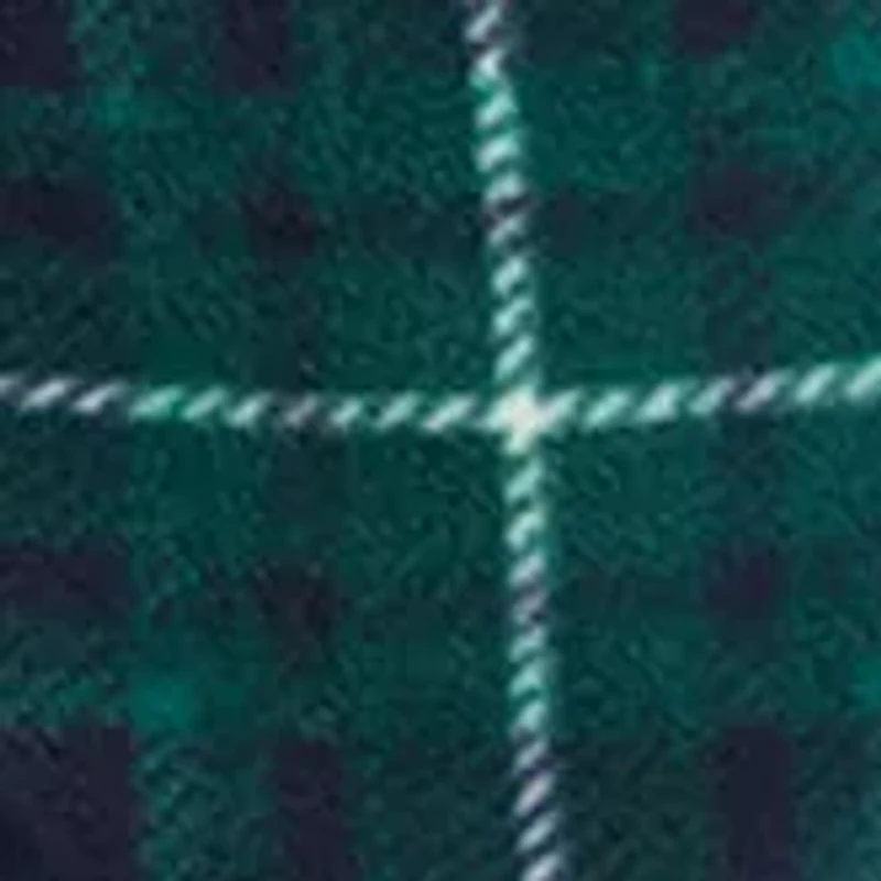 Plaid Printed Microfleece Pants