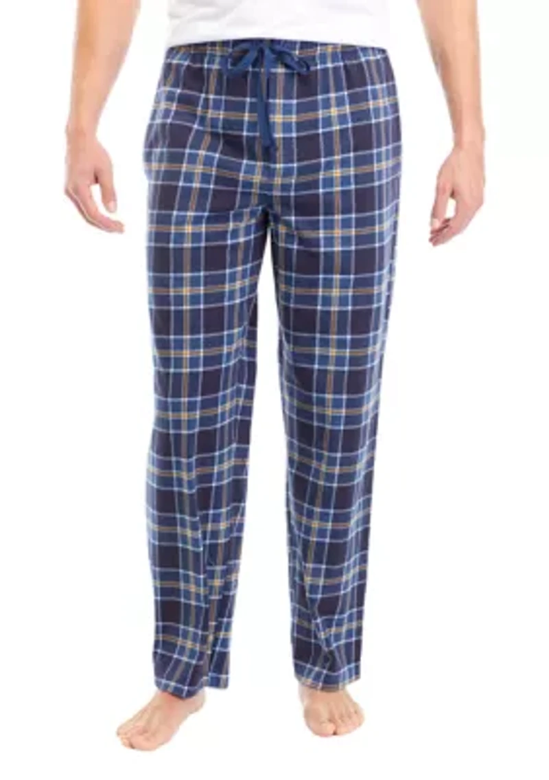 Plaid Knit Lounge Pants