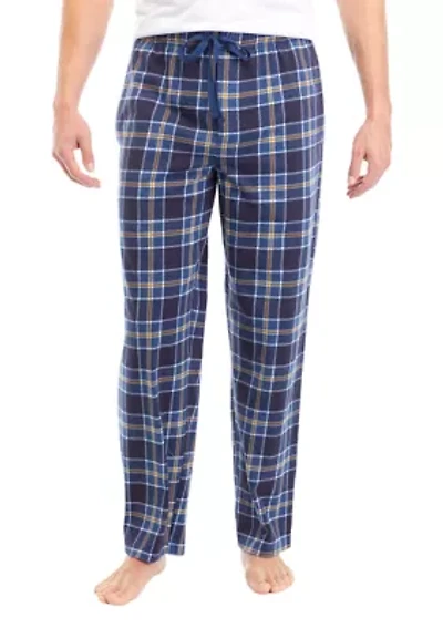 Plaid Knit Lounge Pants