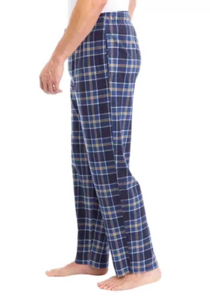 Plaid Knit Lounge Pants