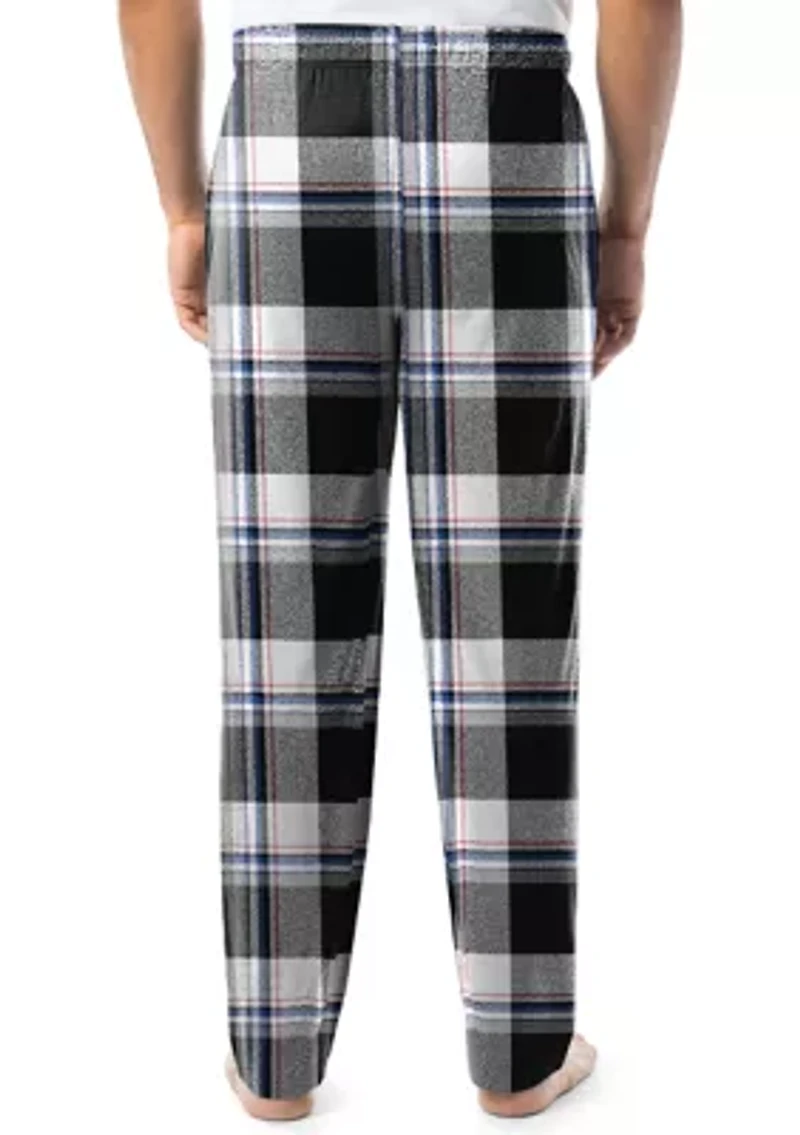 Men's Jersey Plaid Sleep Pants