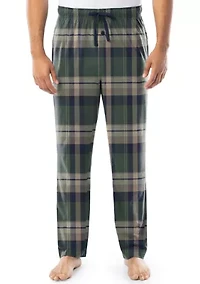 Jersey Plaid Sleep Pants