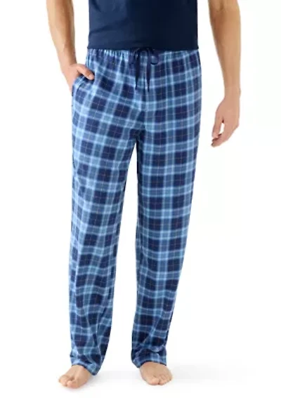 Men's Plaid Jersey Sleep Pants