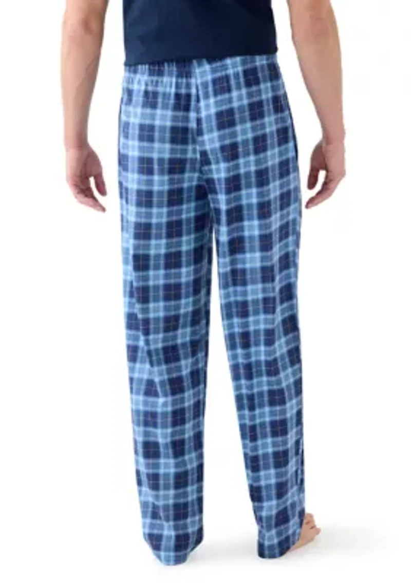 Men's Plaid Jersey Sleep Pants
