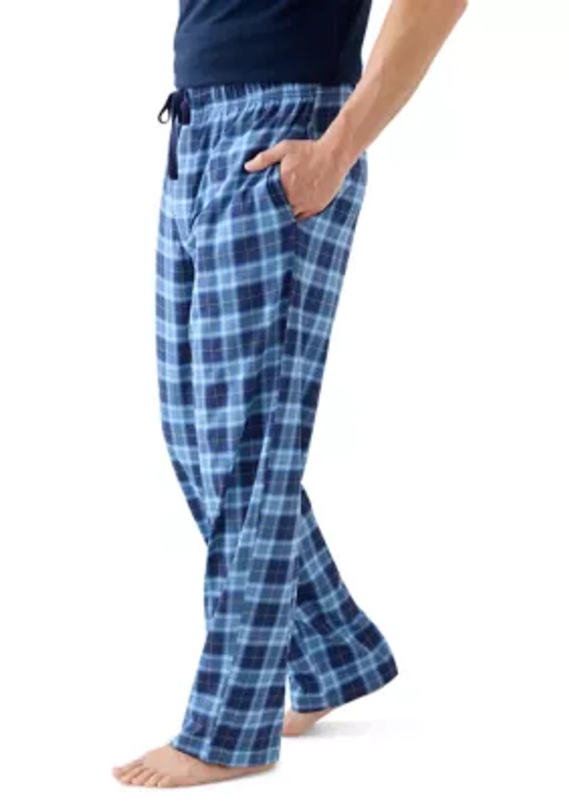 Men's Plaid Jersey Sleep Pants