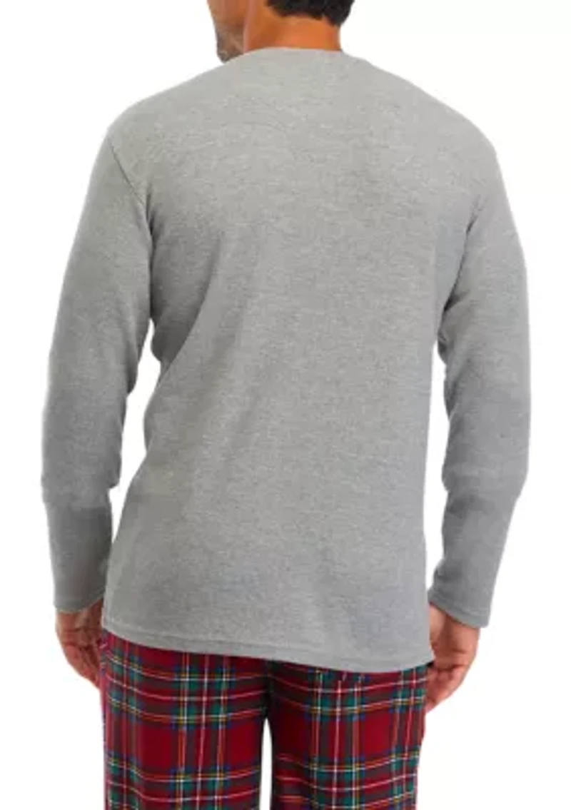 Waffle Pajama Shirt