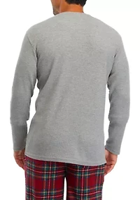 Waffle Pajama Shirt
