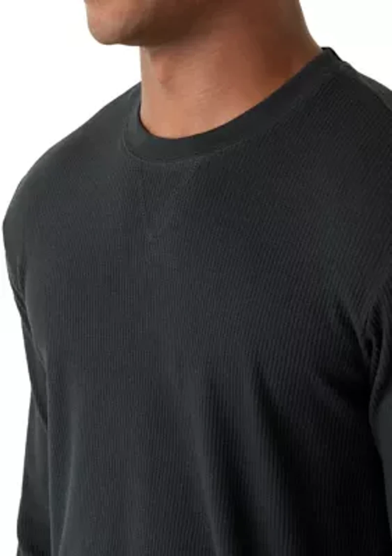 Men's Waffle Crewneck