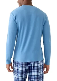 Men's Waffle Crew Neck