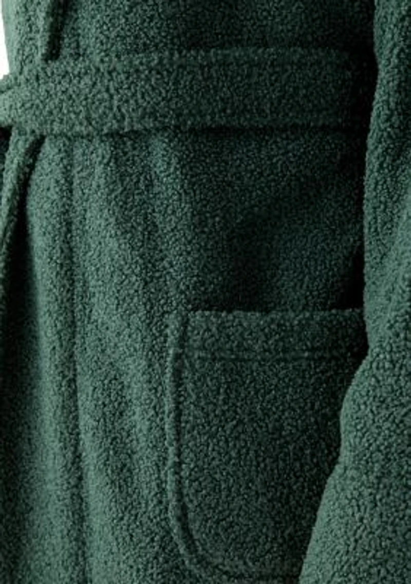 Men's Bouclé Fleece Shawl Robe