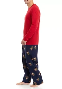 Holiday Christmas Dog Pajama Set