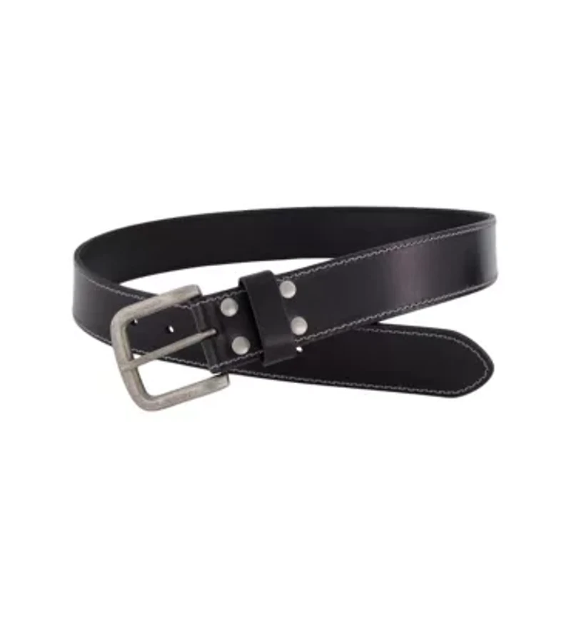 Men's 38 Millimeter Double Edge Leather Belt