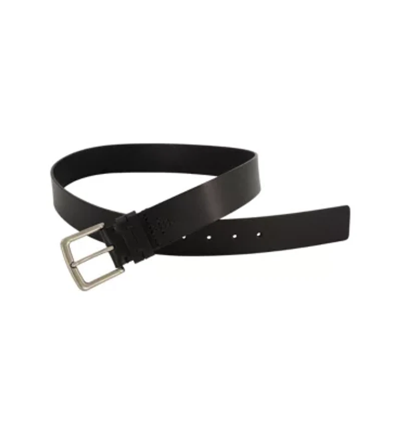 Men's 40 Millimeter Burnished Panel Leather Belt