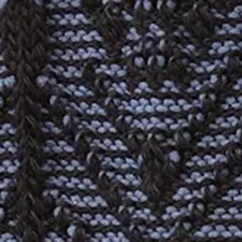 Fair Isle Printed Textured Crew Socks