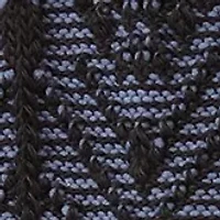 Fair Isle Printed Textured Crew Socks