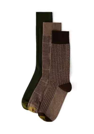 Men's Saville Tweed Crew Socks 