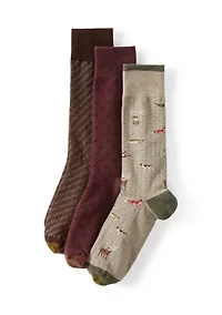 3-Pack Outdoorsman Crew Socks