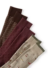 3-Pack Outdoorsman Crew Socks