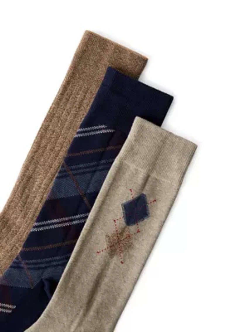 Men's Brooks Argyle Crew Socks 