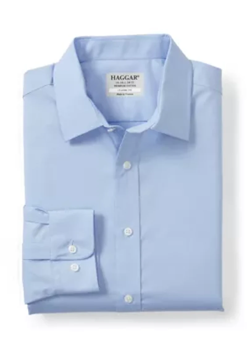 Men's Premium Cotton Comfort Classic Fit Dress Shirt