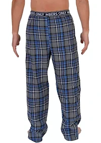 Flannel lounge pant
