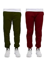 Men's Slim Fit Jogger Pants (2 Pack)