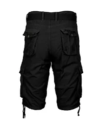 Men's Vintage Cotton Cargo Belted Shorts (Sizes, 30-42)