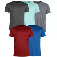 Galaxy Kick Start Gear Men's Moisture-Wicking Wrinkle Free Performance Muscle Tee-2 Pack