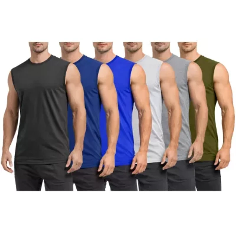 Blu Rock Men's Slim Fit Sleeveless Muscle Tee