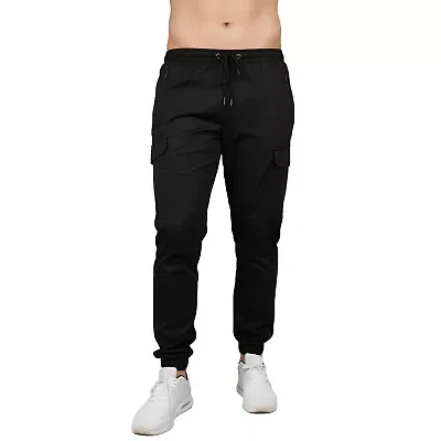 Blu Rock Men's Cotton Flex-Stretch Cargo Jogger