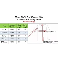 Men's Modern Fit  Waffle-Knit Thermal Henley-5 Pack