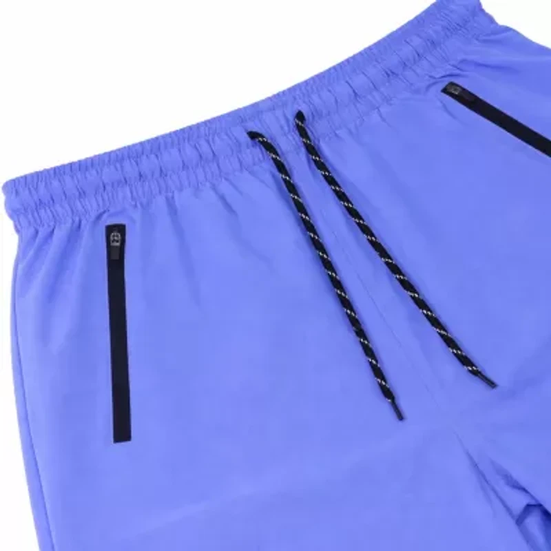 Jump Start Men's Performance Training Shorts With Zipper Pockets-3 Pack