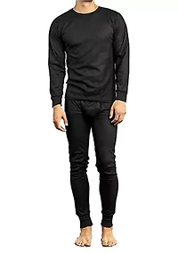 Men's 2-Piece Winter Thermal Top & Bottom Set