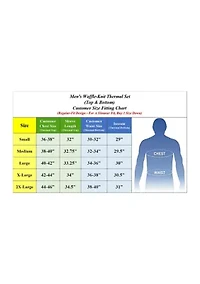 Men's 2-Piece Winter Thermal Top & Bottom Set