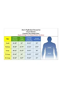 Men's 2-Piece Winter Thermal Top & Bottom Set