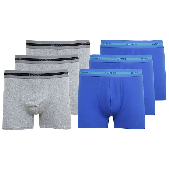 Men's Cotton Flex Stretch Boxer Briefs- Pack