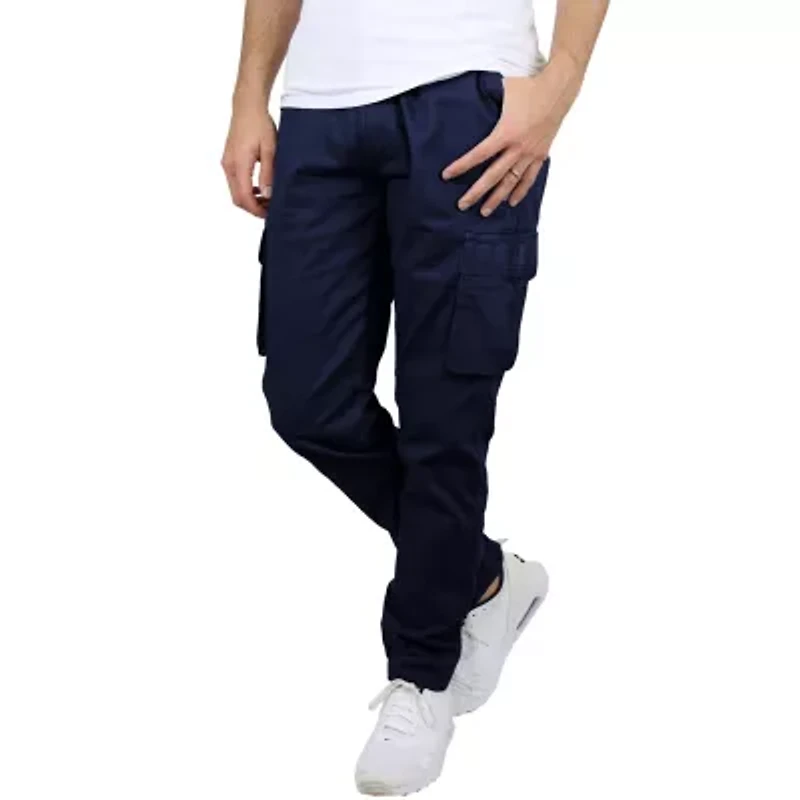 Men's Flex-Stretch Cotton Cargo Pants, 31-Inch Inseam