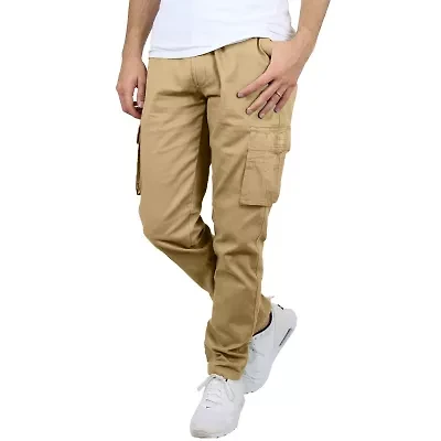 Men's Flex-Stretch Cotton Cargo Pants, 31-Inch Inseam - Comfortable and Durable