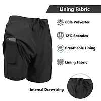 Jump Start Men’s 6-Pocket All Motion Stretch Utility Shorts