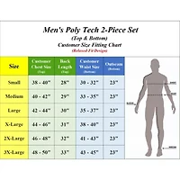 Jump Start Men’s 2 Piece Athletic Tee & Short Active Set