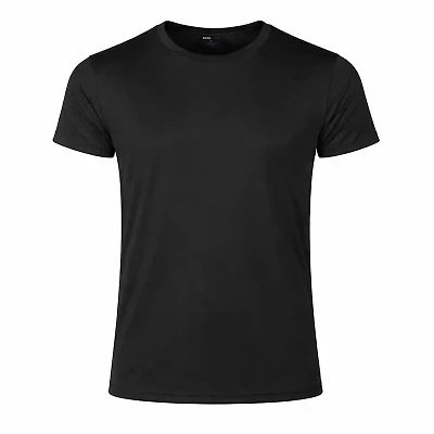 Jump Start Men's Poly Tech Short Sleeve Crew Neck Tee