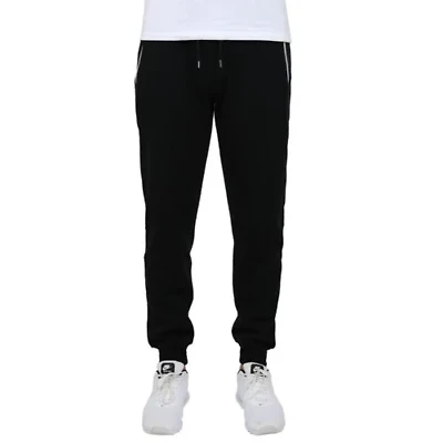 Blue Ice  Men's Fleece-Lined Jogger Sweatpants With Zipper Pockets