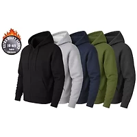 Blue Ice Men's Super Heavyweight Fleece Lined Full-Zip Hoodie-2 Pack