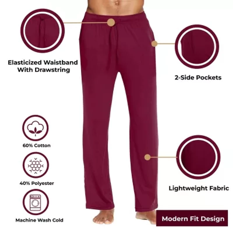 Blue Ice Men's Modern Fit Classic Lounge Pants-5 Pack