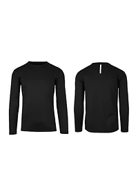 Men's Moisture-Wicking Long Sleeve Performance T-Shirt