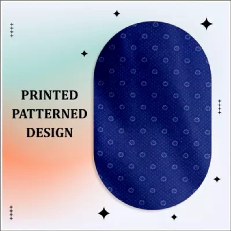 Men's Slim Fit Short Sleeve Stretch Printed Dress Shirts