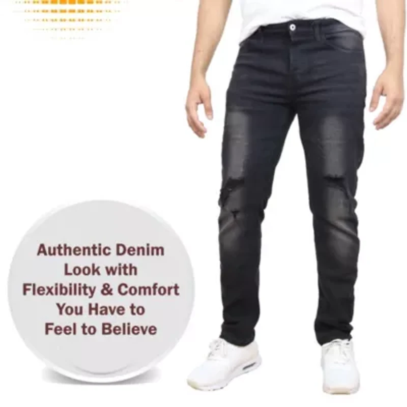 Blue Ice Men's Stretch Ripped Jeans-3 Pack