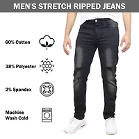 Blue Ice Men's Stretch Ripped Jeans-3 Pack