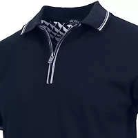 Galaxy By Harvic Men’s Modern Fit Polo Shirt with Zip Placket-3 Pack