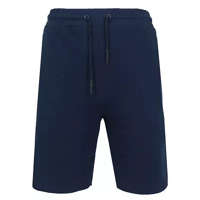 Blu Rock Men's Oversized  Tech Fleece Jogger Sweat Lounge Shorts With Long Zipper Side Pocket